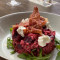 Risotto Goat Cheese, Beetroot Crunchy Speck
