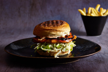 Chargrilled Honey And Sriracha Chicken Burger