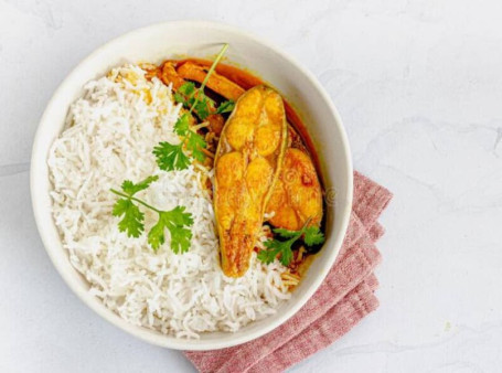 Fish Curry Chawal Bowl