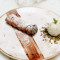 Homemade Sicilian Cannoli With Pistachio Ice Cream