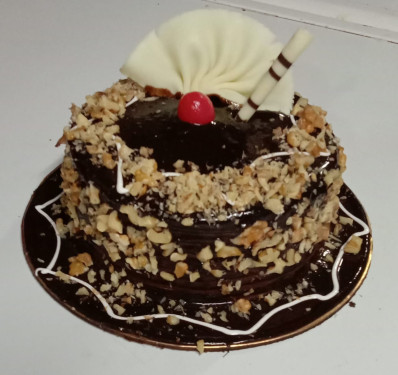 Chocolate Truffle Walnut Cake