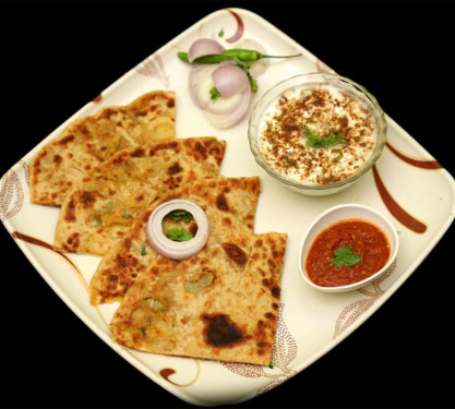 Plain Paratha [1 Pieces] Egg Bhurzi