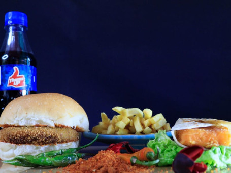 Masala Vada Pav(3) Masala Roll (3) Fries (2) 500 Ml Coldrink(2)