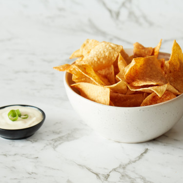 Corn Chips And Guac With Sour Cream