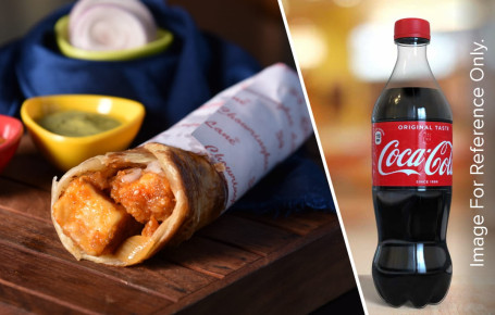 Chilli Paneer Roll Coke