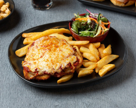 Classic Mvp Parma With Fries And Salad