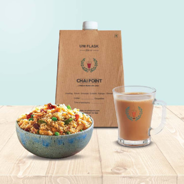 Ginger Chai Uniflask With Upma