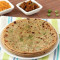 Mattar Paneer Paratha 2 Pcs) Served With Pickle)