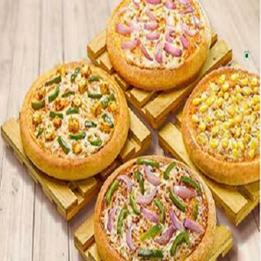 Pack Of 4 Double Topping Pizza