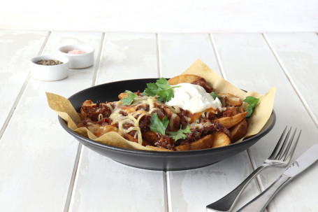 Wedges With Sweet Chilli Pulled Beef Kj)