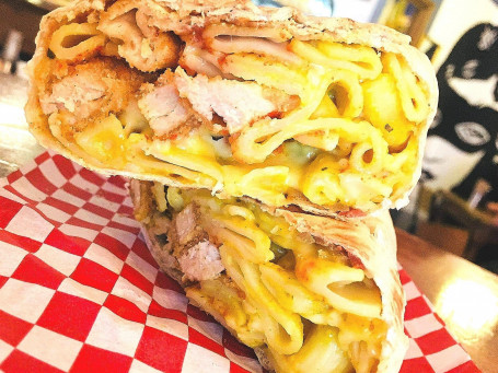 Vegan Mac And Cheese Burrito