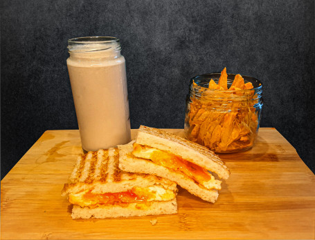 Free Style Egg Sandwich Strawberry Blast Milkshake Extra Terrestrial Cajun Fries