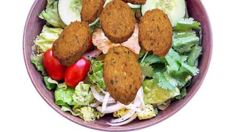 Mediterranean Salad W/ Falafels