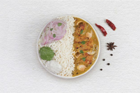 Patiala Chicken Mughlai [Steamed Rice] Bowl