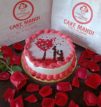 Love You Proposal Cake