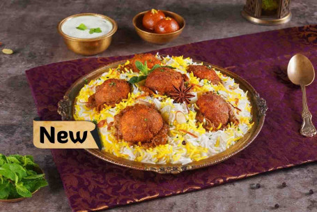 Malai Kofta Biryani (Creamy Kebab Biryani, Serves 2) [1 Kg]