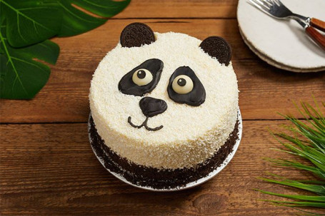 Panda Face Chocolate Cream Cake[500 Gm]