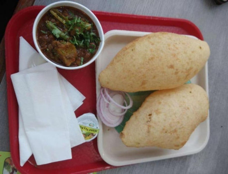 Chole Bhatura With Masala Aloo Combo