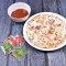 Paneer Onion Pizza(Served With Seasoning And Sauces)