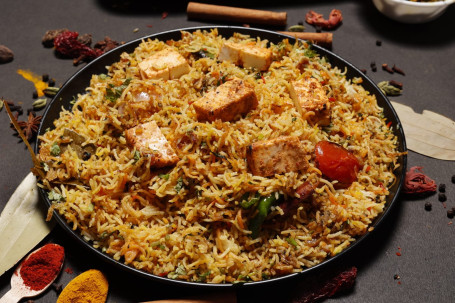 Paneer Masala Dum Biryani