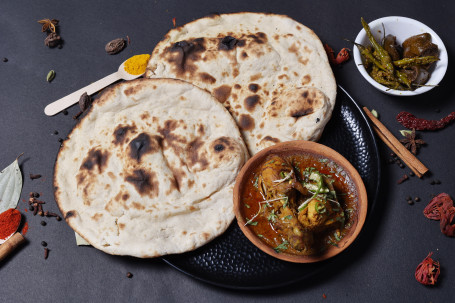 Nihari Chicken Leg With Khamiri Roti