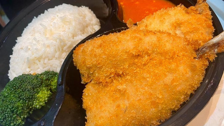 Hk Fried Fish Steak W Rice Gǎng Shì Zhà Yú Liǔ Fàn