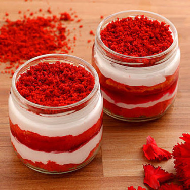 Red Velvet Cake Jar (350 Ml)