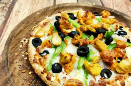 9 ' ' Spicy Chicken Pickled Jalapeno Pizza