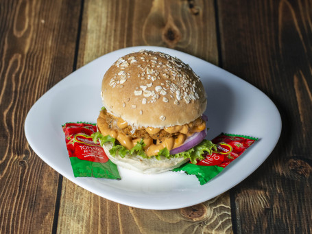 Veg Corn Paneer Burger