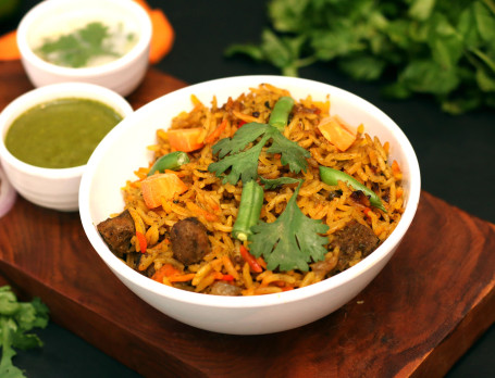 Veg Pulao Biryani Made With Mix Veg.