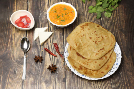 Shahi Paneer With 3 Tawa Parantha