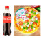 Paneer Deluxe Pizza 7 1 Coke (300ml)