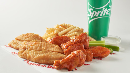 Fish Combo (5Pc Wings Drink)