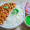 Chana Masala Gravy With Rice