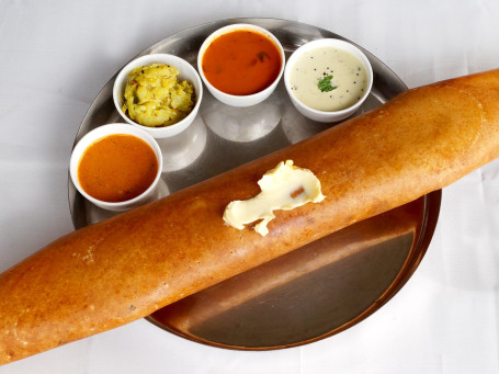 70Mm Dosa (1 Pc) (Served With Allem Chutney With Sambar)