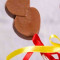 Chocolate Lollipop (Double Heart)