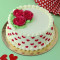 Roses Hearts Chocolate Cake
