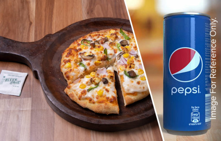 7 Deluxe Delight Pizza Pepsi 250 Ml