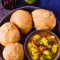 Kachori Sabji (2Pc)(Served With Desi Style Masaledaar Aloo Sabzi And Salad)