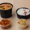 Sambar Rice Chicken Kheema Curd Rice Dessert