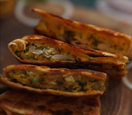 Egg Cheese Stuffed Paratha (2 Eggs)