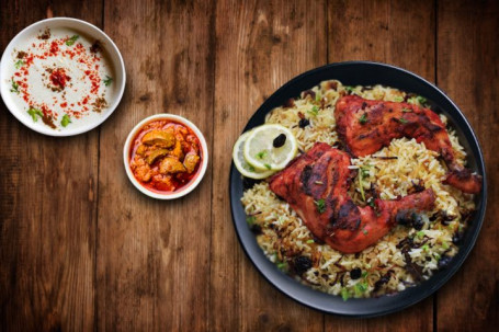 Tandoori Chicken, Chicken Biryani Coldrink [250Ml] Combo