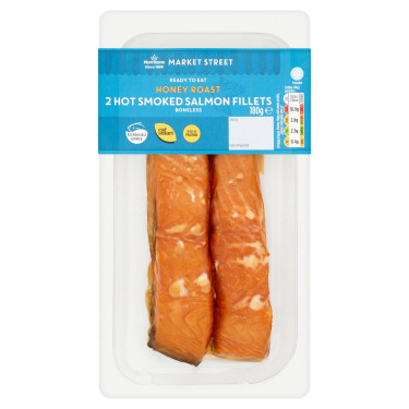 Filets De Saumon Rôtis Au Miel Fumés À Chaud Morrisons