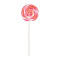 Golden Stripes Strawberry Spiral Pop (55 Gms)