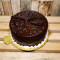 Dark Chocolate Eggless Cake (Half Kg)