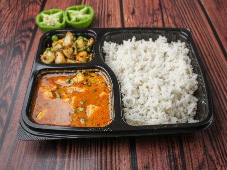 Mattar-Paneer Aloo-Jeera Rice