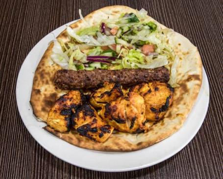 Mix Roll Chicken Tikka And Kebab