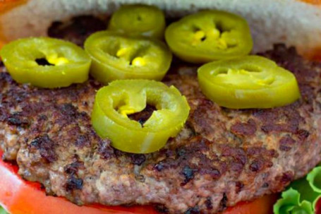 Jalapino Spicy Burger (Chicken/Beef)