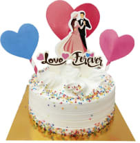 Love Forever Theme Cake 500G