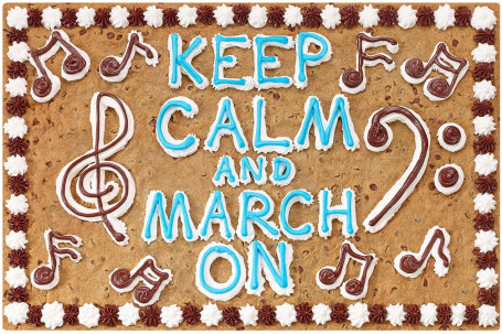 Keep Calm March On O4035